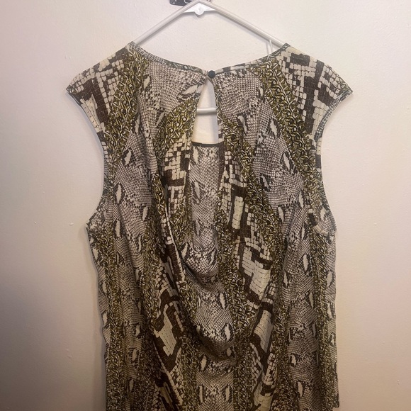 Michael Kors Snake Print Gold Chain Preowned SIZE L - Picture 3 of 5